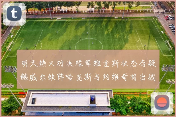 明天热火对决绿军维金斯状态存疑鲍威尔缺阵哈克斯与约维奇将出战